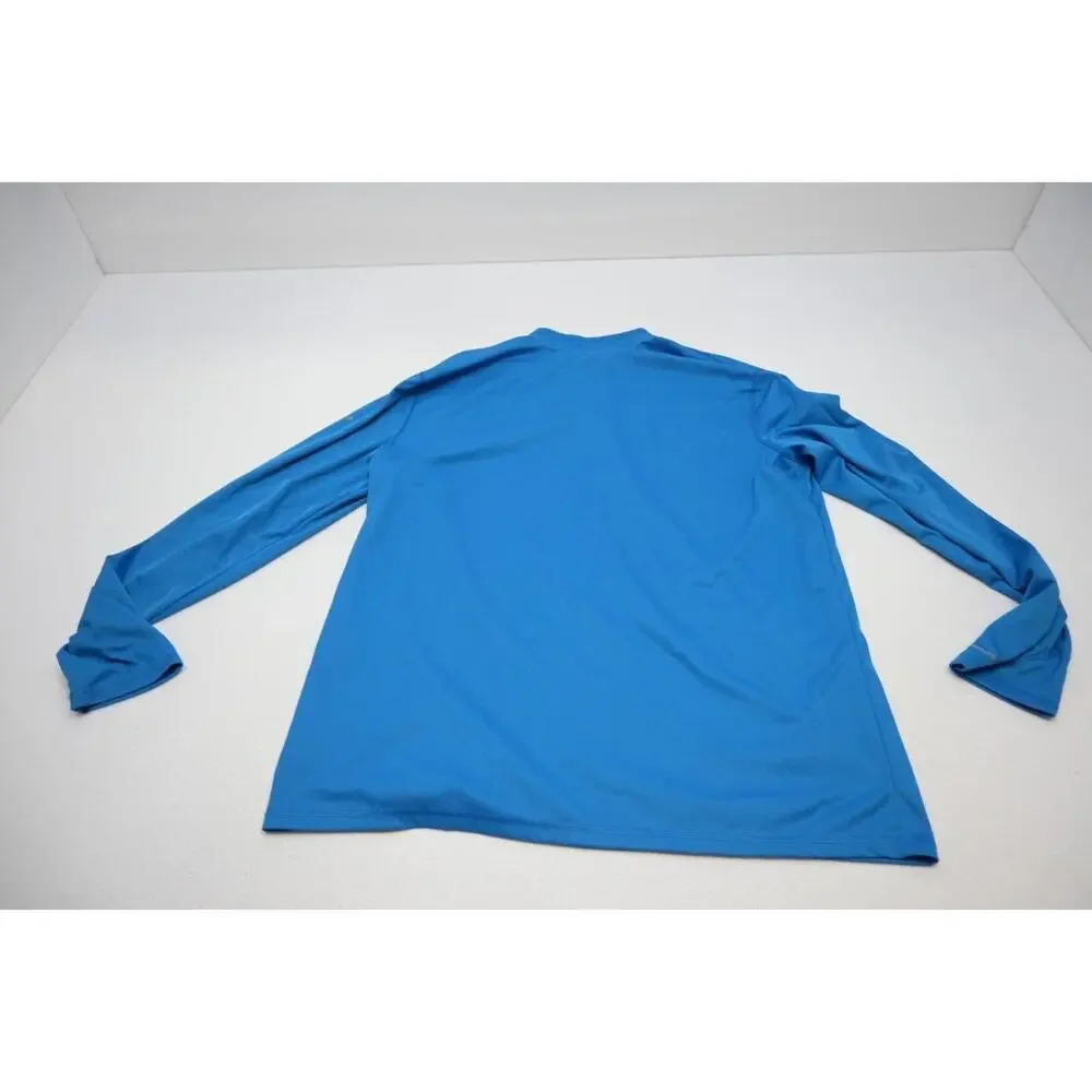 Eastern Mountain Sports Jacket Mens 2XL Blue 1/4 Zip Techwick Pullover Like New